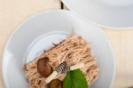 Chestnut Cream Cake Dessert Stock Photo