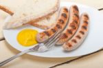 Traditional German Wurstel Sausages Stock Photo