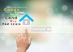 Real Estate Concept Background Stock Photo