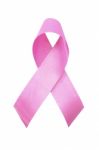 Pink Breast Cancer Ribbon Stock Photo