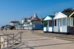 Southwold, Suffolk/uk - June 2 : A Row Of Beach Huts In Southwol Stock Photo