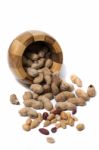 Bowl Of Peanuts Stock Photo