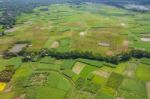 The Helicopter Shot From Dhaka, Bangladesh Stock Photo