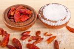 Salt And Piri Piri Stock Photo