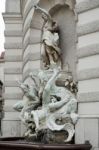 Power At Sea Fountain At The Hofburg In Vienna Stock Photo