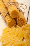 Bunch Of Italian Pasta Type Stock Photo