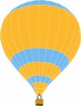 Hot Air Balloon Illustration Isolated Stock Photo