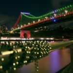 Story Bridge In Brisbane, Queensland Stock Photo