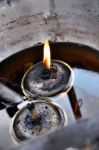 Oil Lamp Stock Photo