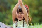 Little Asian Girl Stock Photo