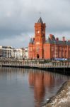 Pierhead Building Cardiff Bay Stock Photo