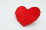 Heart Pillow Stock Photo