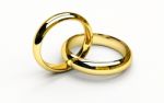 Wedding Ring Gold Stock Photo