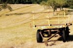 Farm Trailer Stock Photo