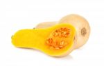 Butternut Squash Isolated Stock Photo