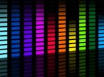 Colorful Soundwaves Background Means Frequencies Music And Party Stock Photo