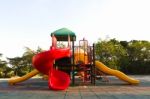 Colorful Children Playground Stock Photo