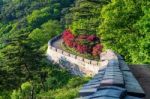 Namhansanseong Fortress In South Korea, Unesco World Heritage Site Stock Photo