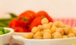 Variety Of Kitchen Ingredients With Fresh And Dried Legumes Stock Photo