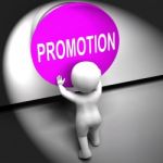 Promotion Pressed Shows New And Higher Role Stock Photo