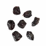 Dried Prune Isolated On The White Background Stock Photo