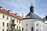 Holy Cross Chapel In The Castle Area Of Prague Stock Photo