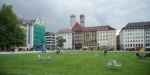 View From Schrammerstrasse In Munich Stock Photo