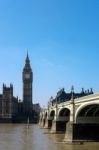 View Of Big Ben And The Houses Of Parliament Stock Photo