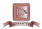 100% Satisfaction Guaranteed In Shield Stock Photo