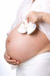 Wonderful Pregnant Woman Stock Photo