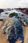 Coastline Area Of Sagres, Portugal Stock Photo