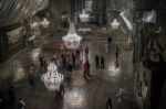 Wieliczka Salt Mine Near Krakow Stock Photo