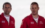 Red Arrows Pilots Entertaining The Crowds At Biggin Hill Stock Photo