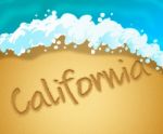 California Holiday Means Beach Getaway In America Stock Photo