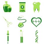 Medical Icons Stock Photo