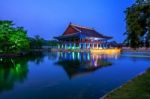 Gyeongbokgung Palace And Milky Way In Seoul, South Korea Stock Photo