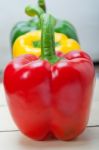 Fresh Bell Peppers Stock Photo