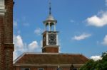 Mind The Time Clock At A School In Matfield Kent Stock Photo