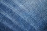 Blue Demin Fabric Texture Background Stock Photo