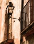 Old Building In Medieval Village Stock Photo