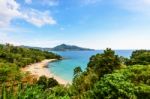 Beach Of Laem Sing Cape In Phuket Island Stock Photo