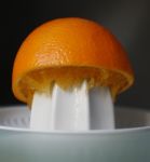 Squeezed Orange Stock Photo