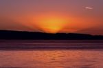 Sunrise Above The Mediterranean Sea Stock Photo