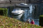 Lake Como At Lecco Stock Photo