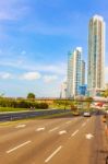 Skyscrapers In Panama City, Panama Stock Photo