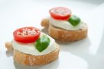 Mozzarella Appetizer Stock Photo