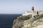 Lighthouse Cape St. Vincent Stock Photo