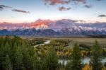 Snake River Overlook Stock Photo