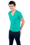 Smiling Young Male Stock Photo