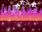 Soundwaves Background Shows Music Singing And Melody
 Stock Photo